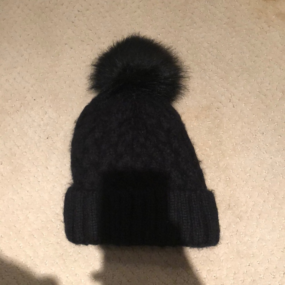 black beanie